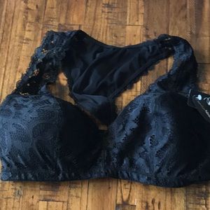 Paramour black lace bra